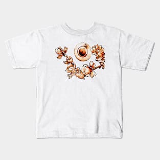 Magnolia and coffee Kids T-Shirt